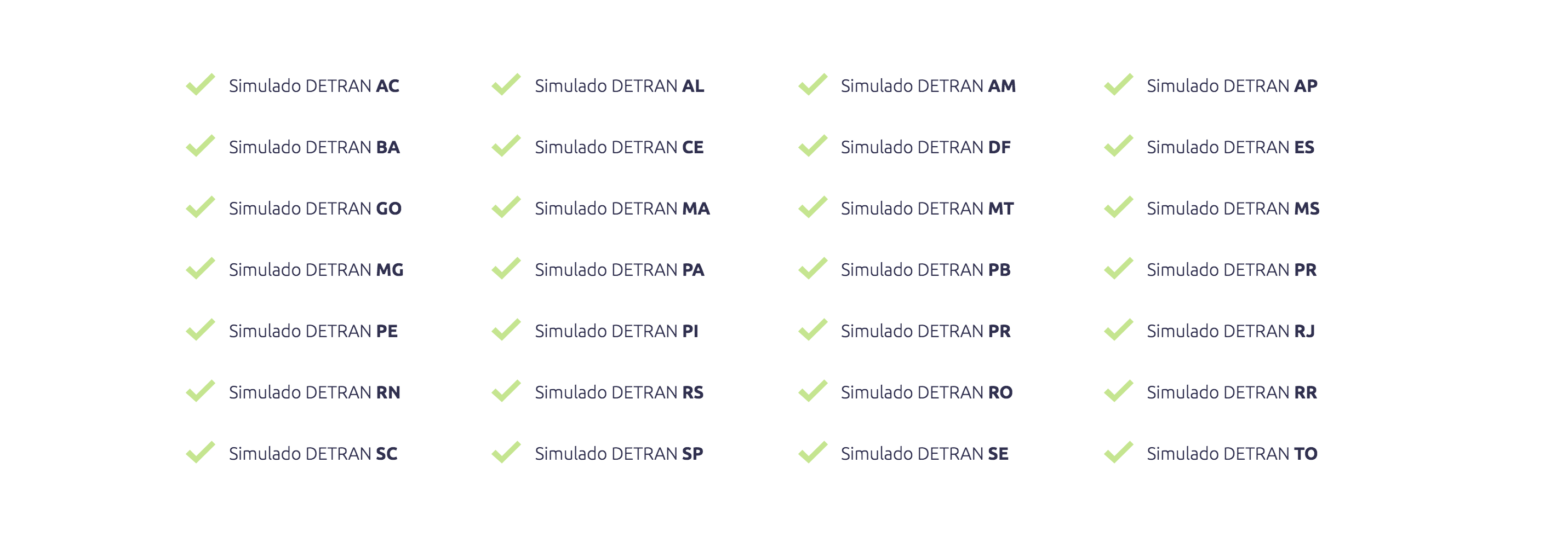 Simulado detran válido para todo o Brasil